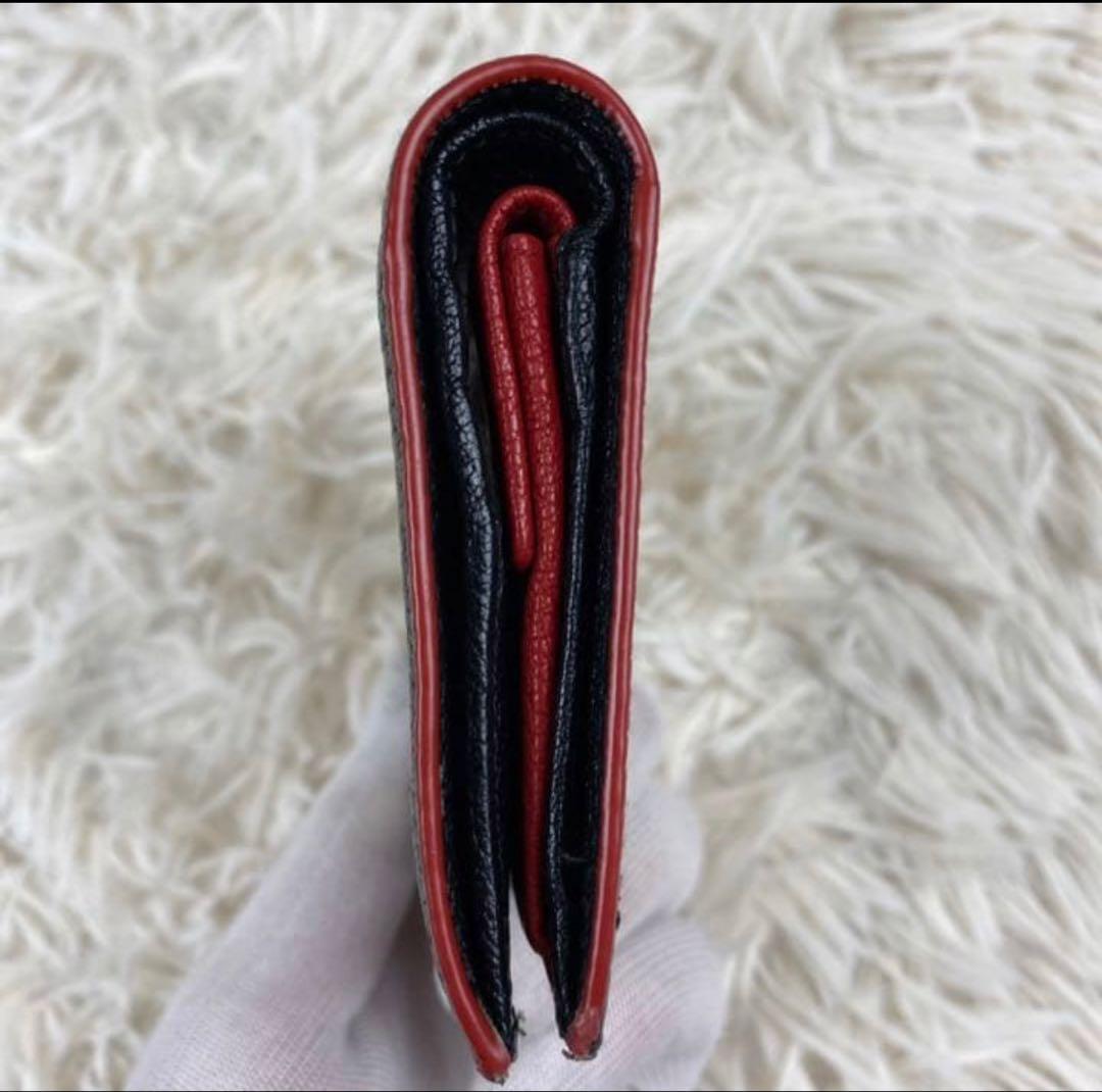 A*迎様 miu miu 二つ折り財布 黒 ※訳あり！！