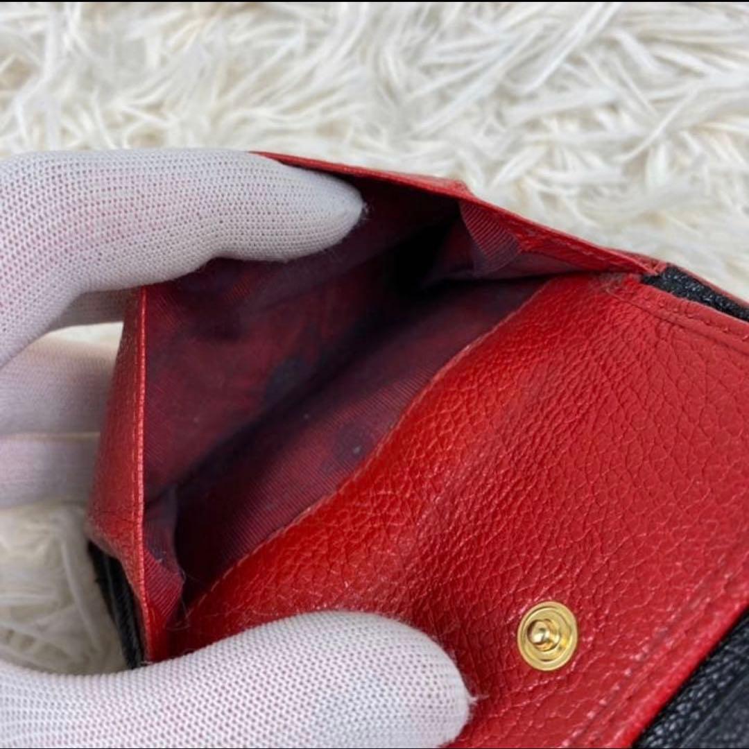 A*迎様 miu miu 二つ折り財布 黒 ※訳あり！！