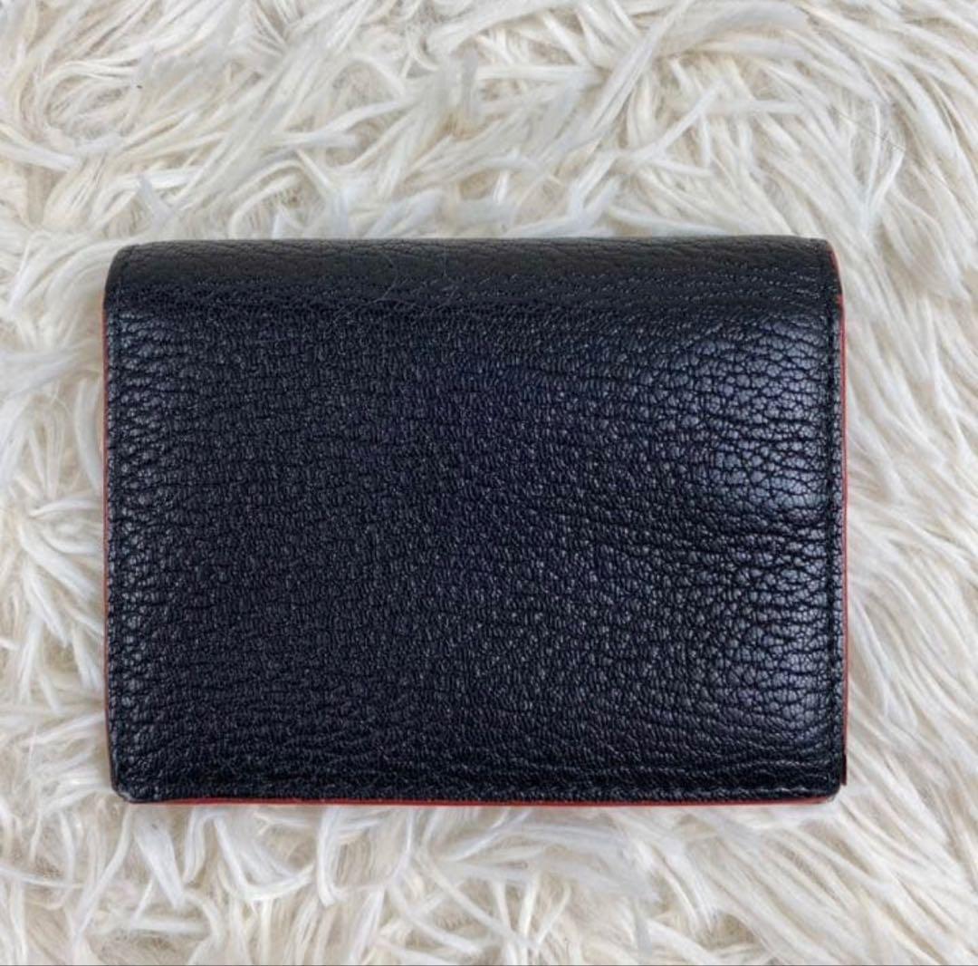 A*迎様 miu miu 二つ折り財布 黒 ※訳あり！！