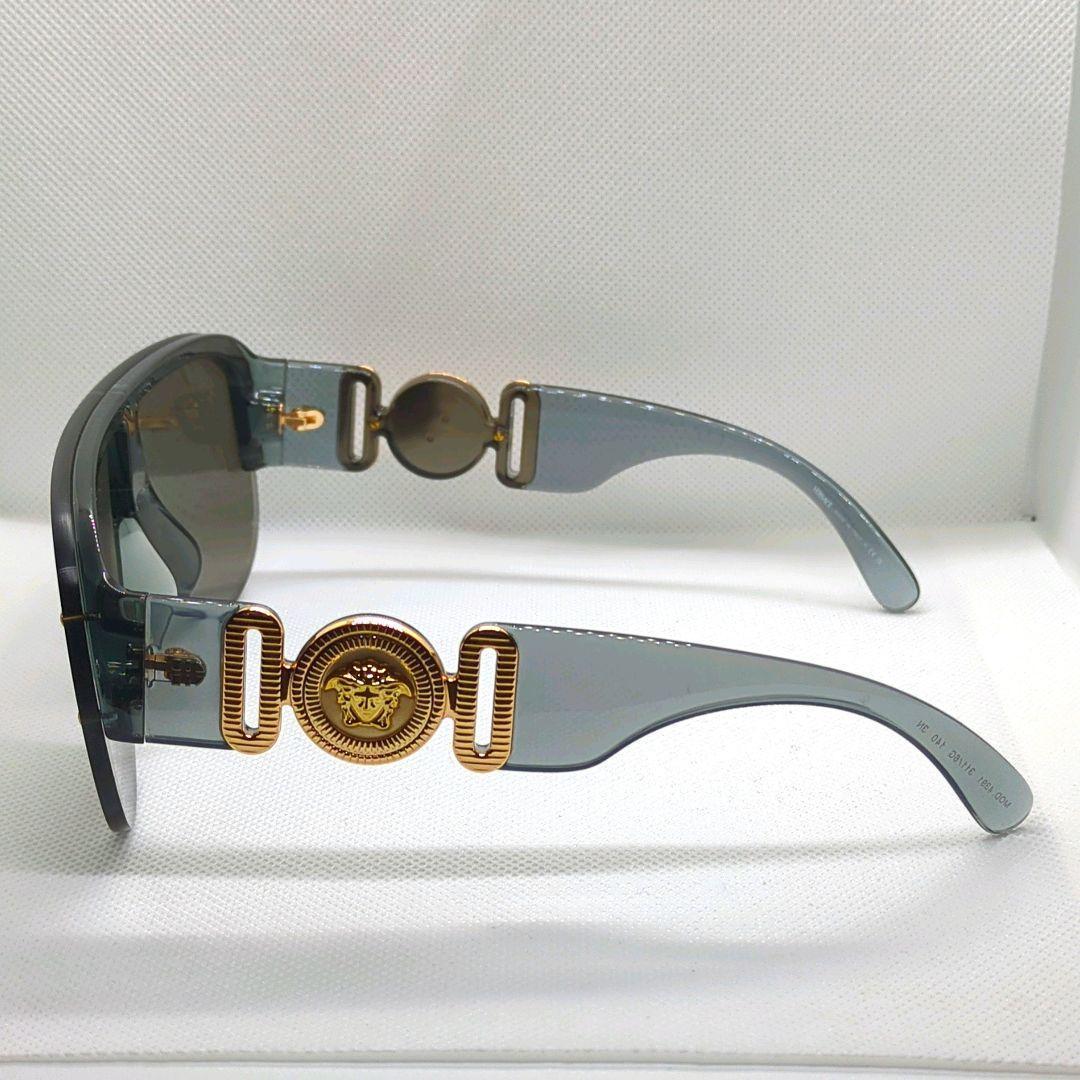現行モデル✨　美品　VERSACE　メドゥーサ　サングラス　クリアブラック