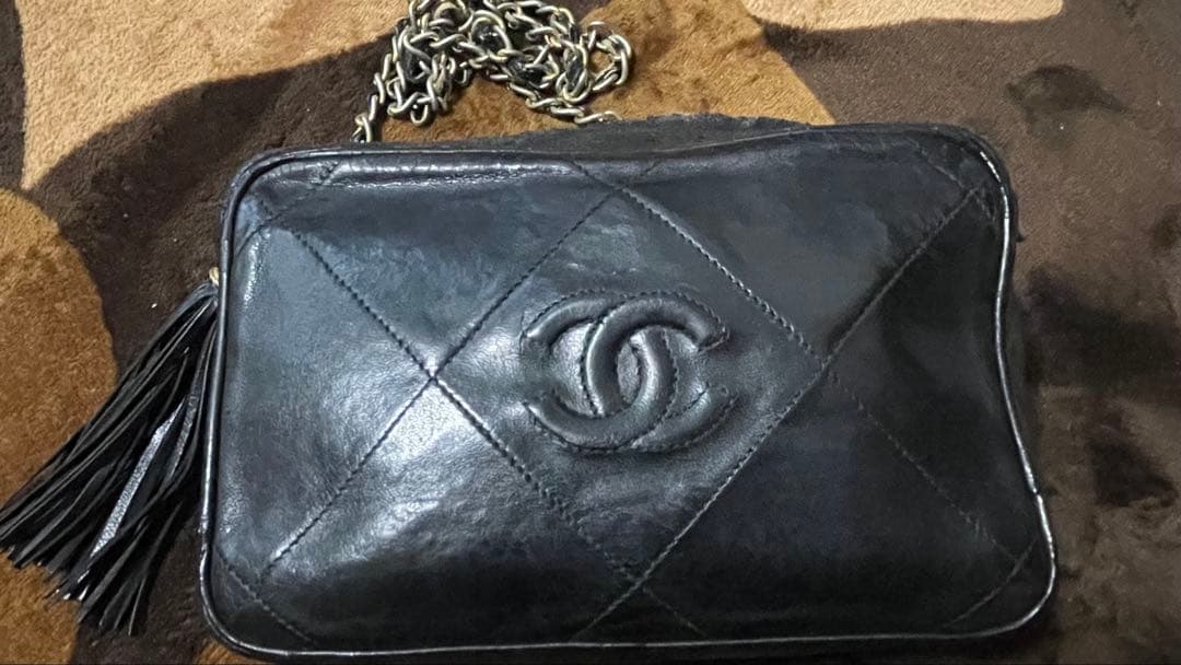 シャネル　ココマーク　チェーンショルダー　ミニバッグ