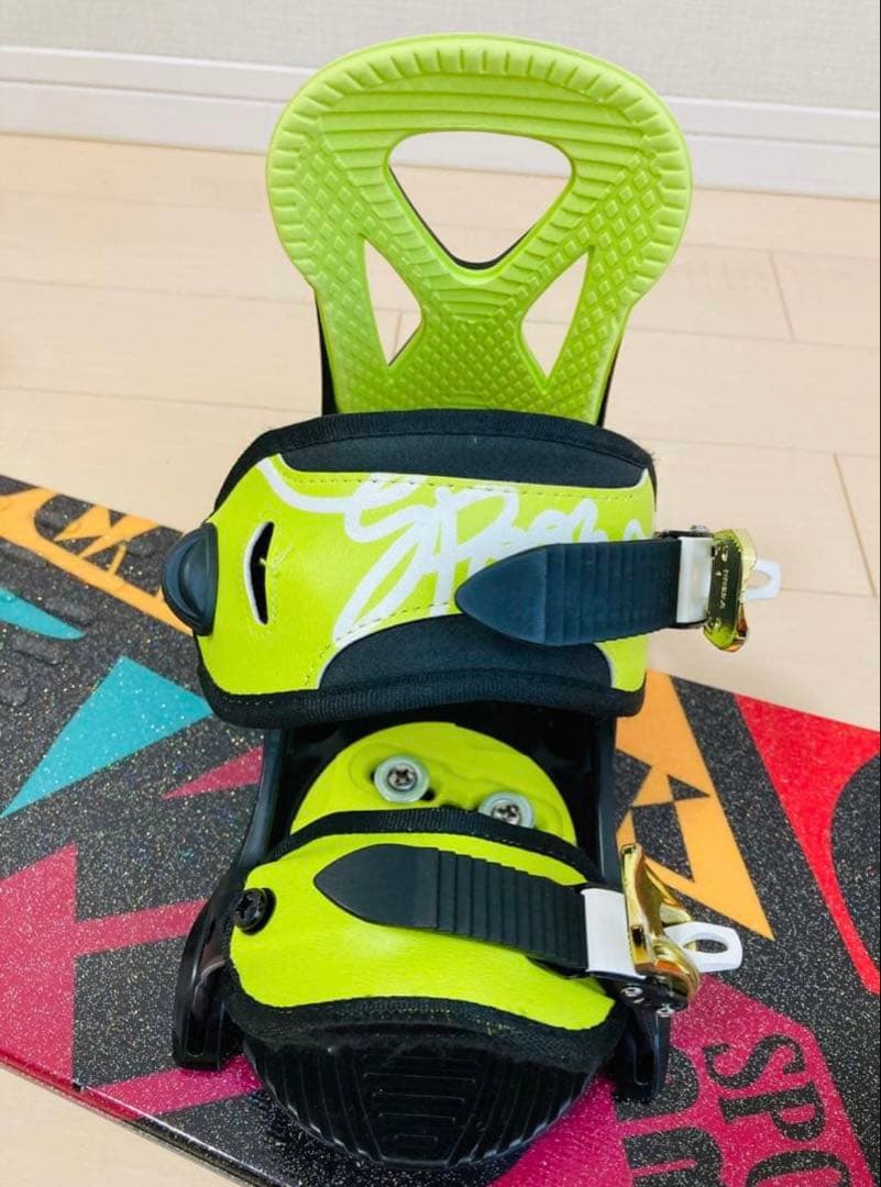 SPOON スプーン118cm スノーボードビンディング　ブーツセット