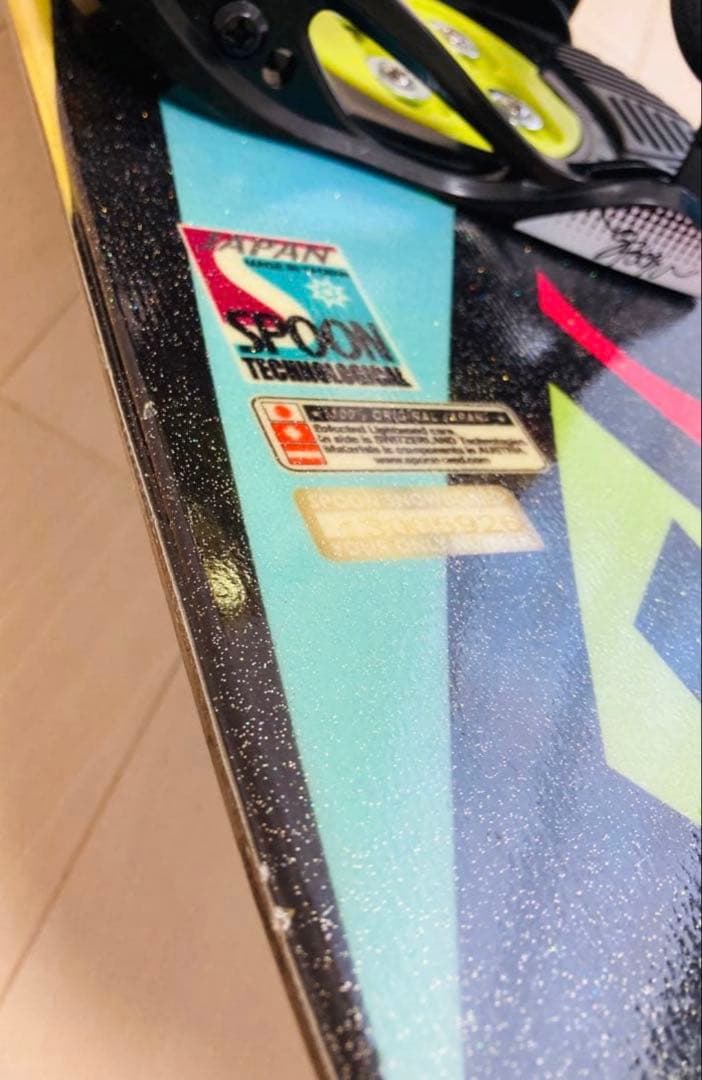 SPOON スプーン118cm スノーボードビンディング　ブーツセット