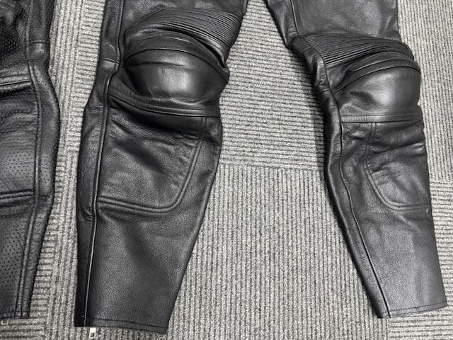 年末セール★RSタイチ バイク レザーライディングパンツ Lサイズ 2セット