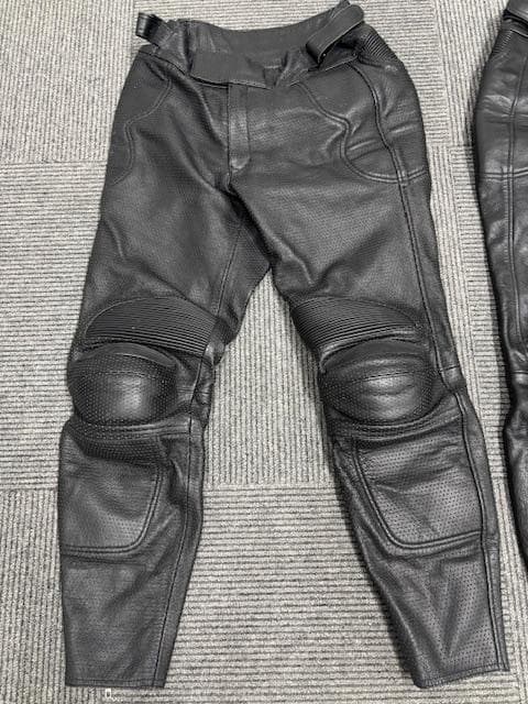 年末セール★RSタイチ バイク レザーライディングパンツ Lサイズ 2セット