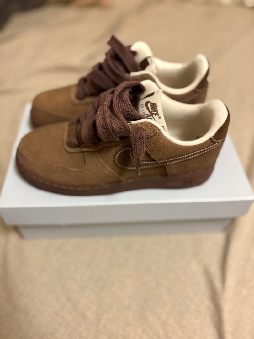 Nike Air Force 1 ブラウン スニーカー　カカオワオ　25cm