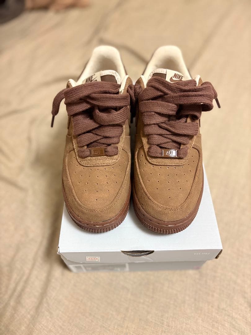 Nike Air Force 1 ブラウン スニーカー　カカオワオ　25cm