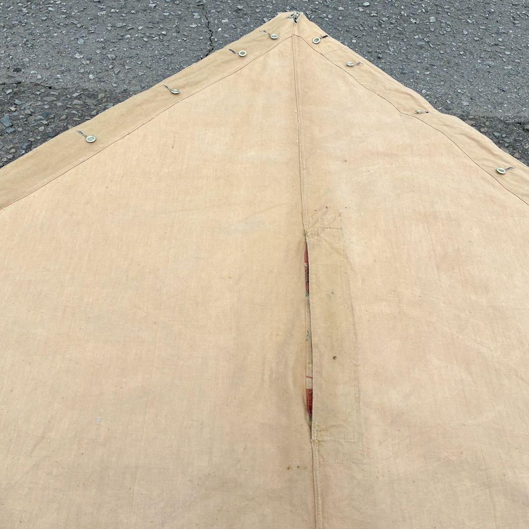 希少 50s フランス軍 リザードカモ 迷彩 パップテント ツェルトバーン