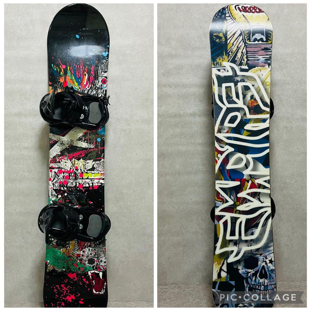 美品　エンパイア スノーボード ビンディング セット 初心者　144 Mサイズ