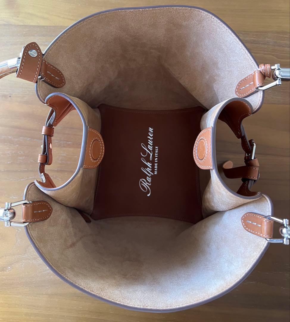 ぱ*だ様 Ralph Lauren【The Ralph カーフスキン トート】