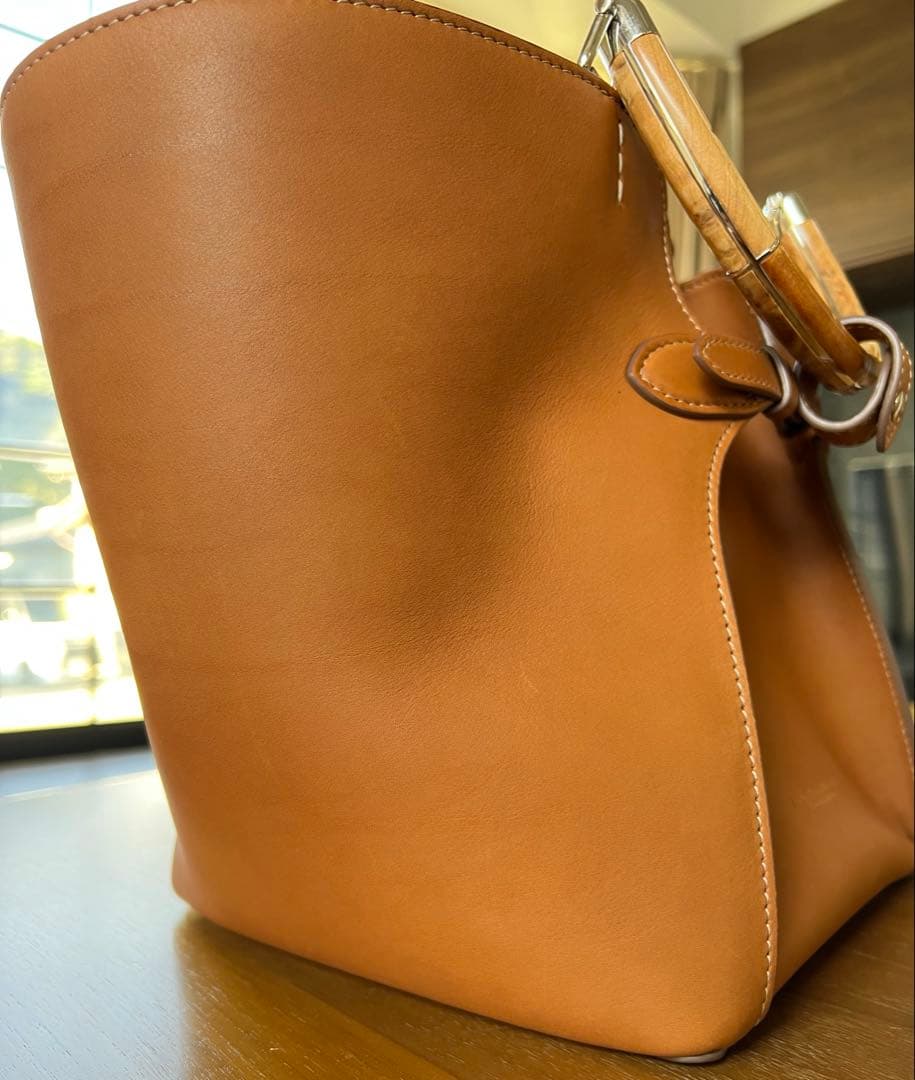 ぱ*だ様 Ralph Lauren【The Ralph カーフスキン トート】