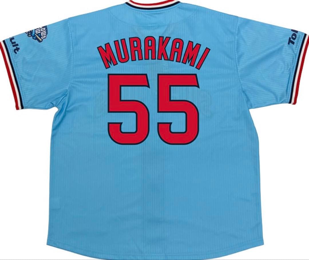 美品未着用、東京ヤクルトスワローズ　村上宗隆　クルーユニフォーム　M