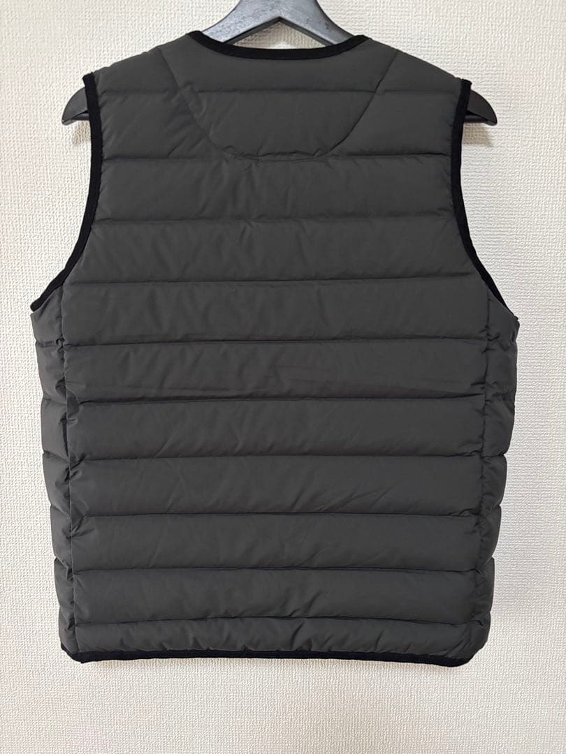 ヴァンソンエミレイユ ステッチレス ダウン ベスト サイズ40 ブラック