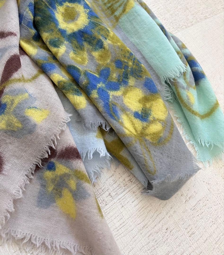 45R 薄手ウールのストール 45rpm umii908