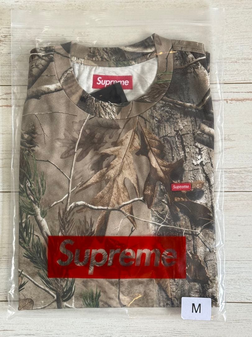 トップス Supreme Small Box L/S Tee Realtree M