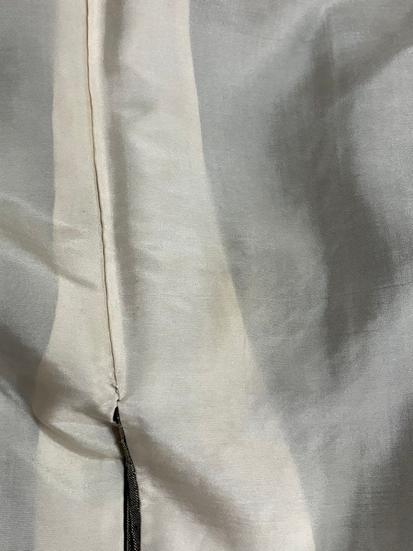 浦野理一 経節紬 小紋 正絹 縦縞 間道 イ6273