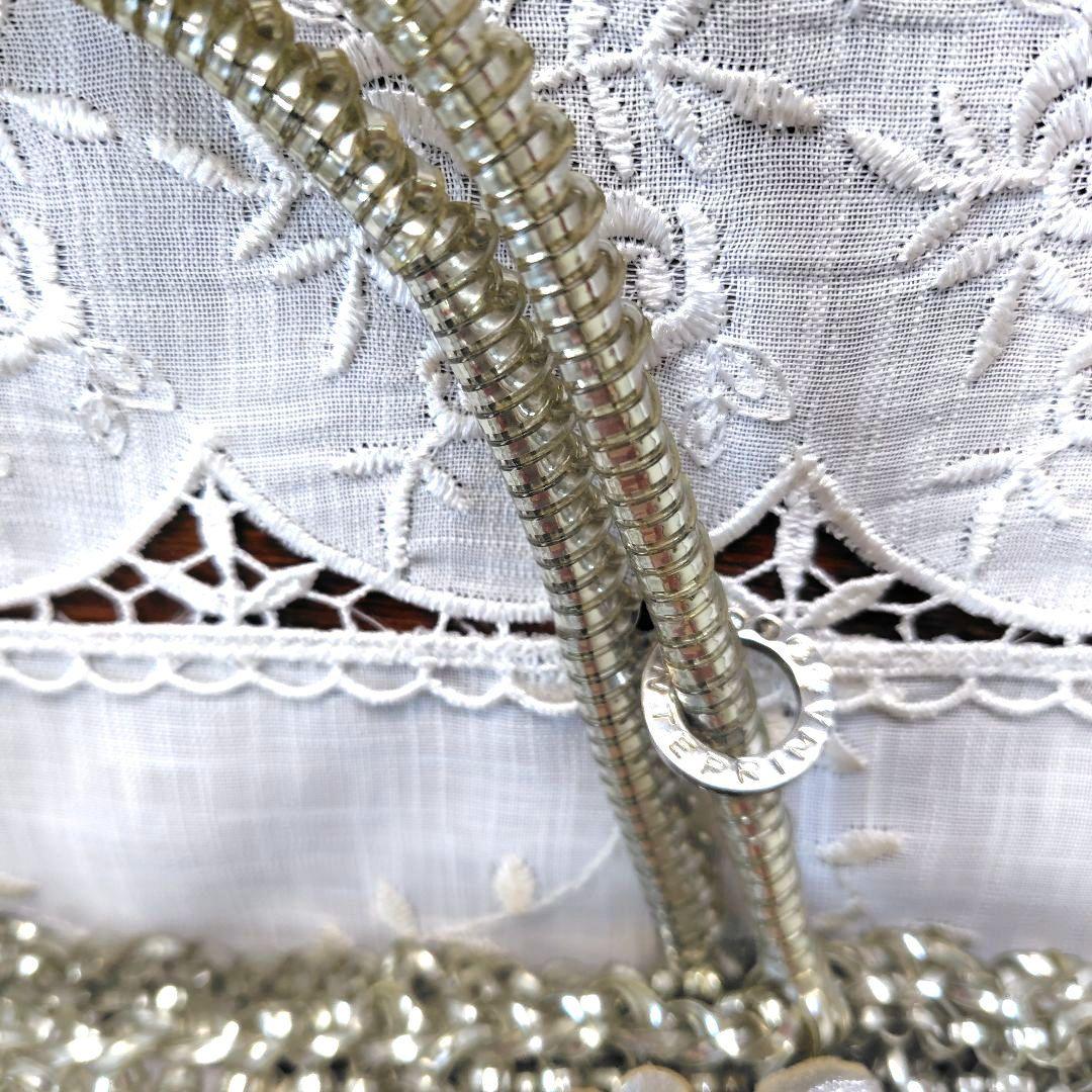 アンテプリマ　ワイヤーバッグミニ　フラワーモチーフ　（チェーン付）