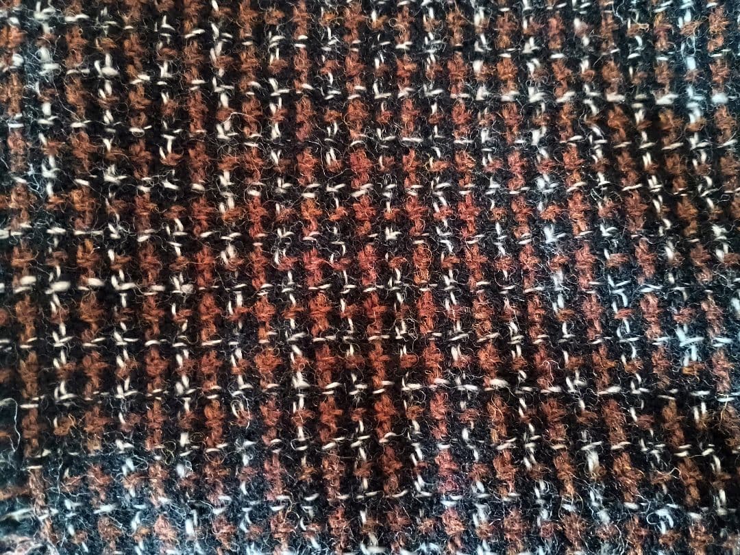 ziiin 稀少品 ホームスパン ウールツイードマフラー