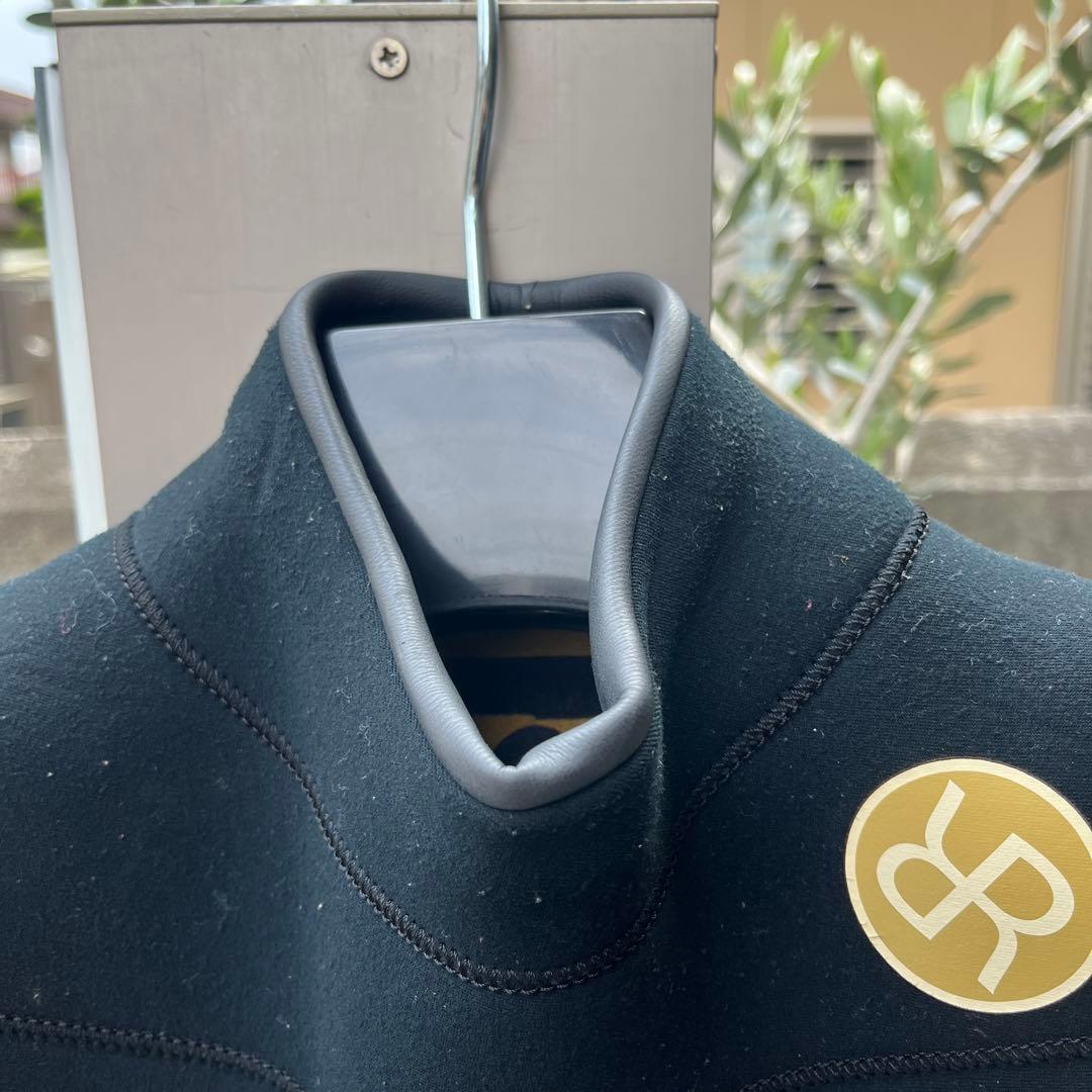 RASH ブラック チェストジップジャージフルスーツ　2.5ミリ裏起毛