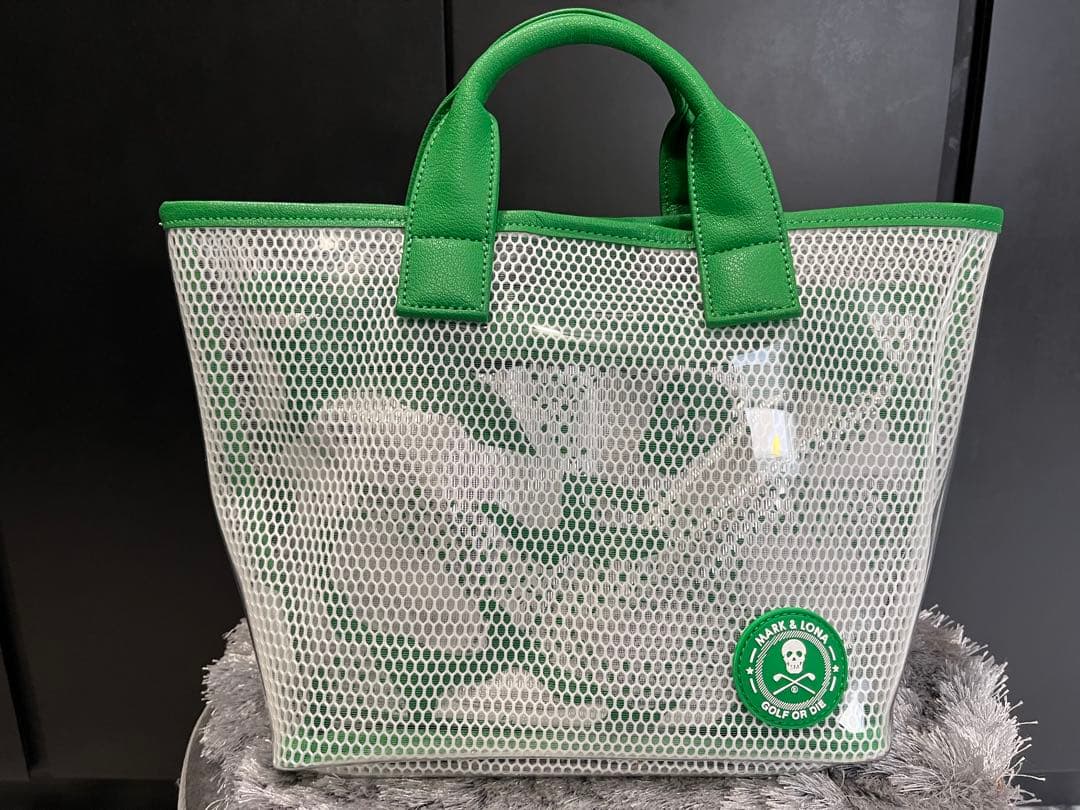 MARK & LONA マークアンドロナ　メッシュゴルフバッグ グリーン！