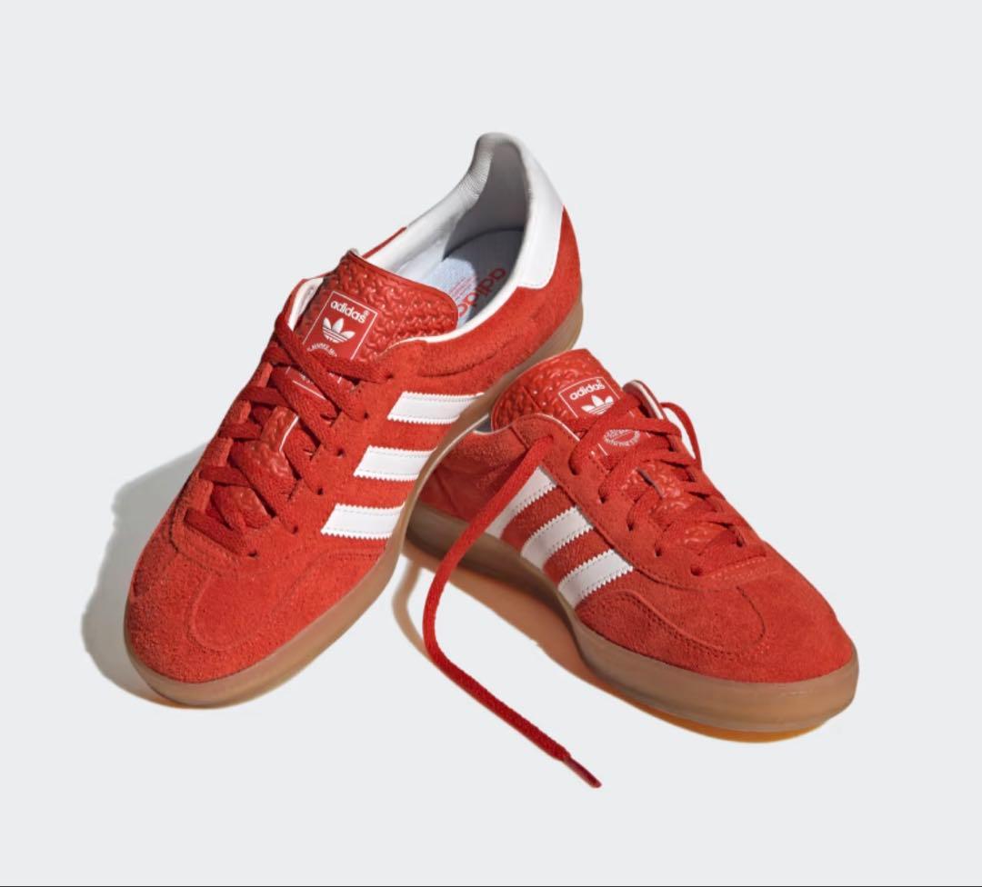 adidas gazelle アディダス ガゼル オレンジ スエード スニーカー