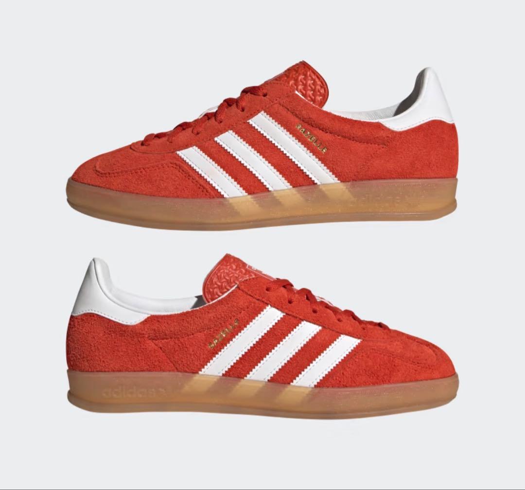 adidas gazelle アディダス ガゼル オレンジ スエード スニーカー
