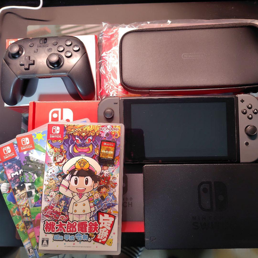 Nintendo Switch グレー Proコントローラセット