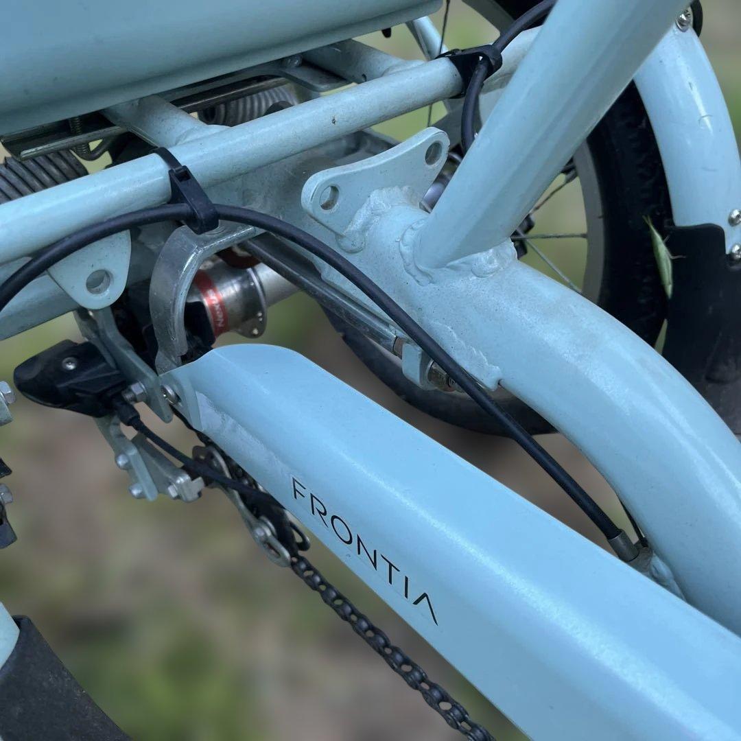 ジャンク品！バッテリー無し電動アシスト自転車　三輪車 フロンティア 内装3段