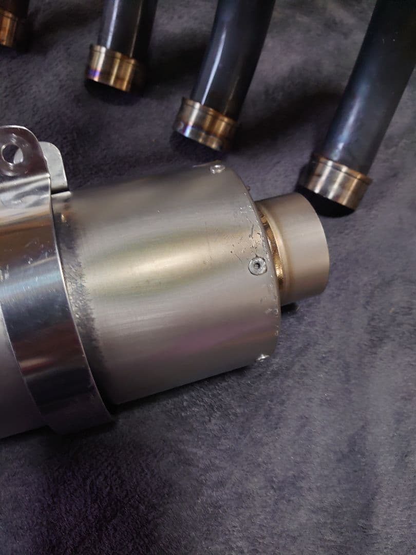 ZRX1200 1100 TSUKIGI ツキギ チタン フルエキ 美品 ♪