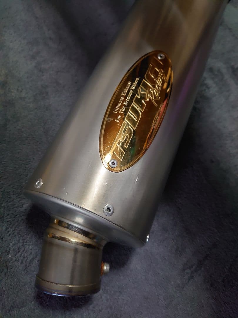 ZRX1200 1100 TSUKIGI ツキギ チタン フルエキ 美品 ♪