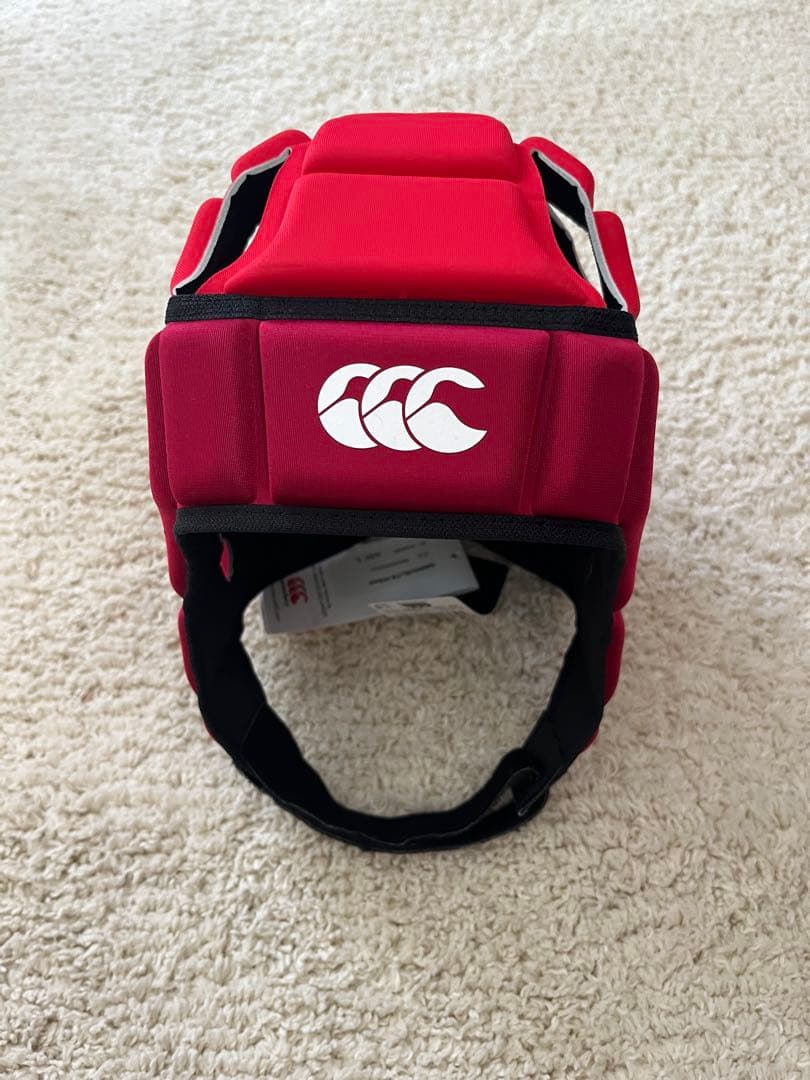 ★カンタベリー　赤 ヘッドギア ヘッドキャップ　サイズＬ★