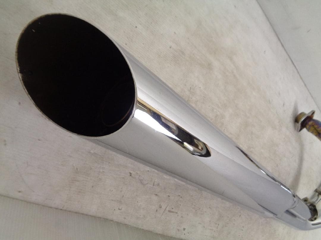 ドラッグスター400 VH02J ケンテック 極太スラッシュカット マフラー