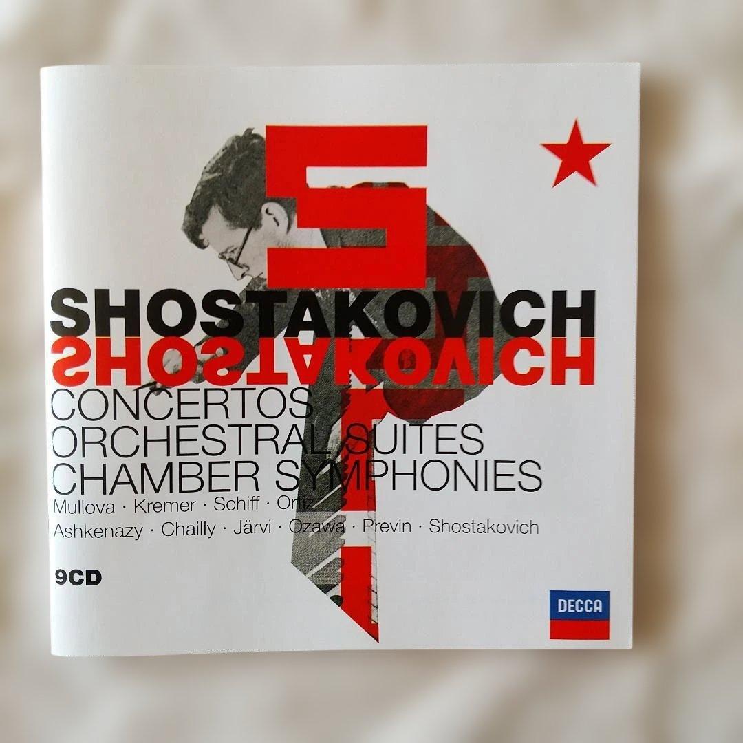 【状態良好】　ショスタコーヴィチ　管弦楽作品＆協奏曲集　9CD