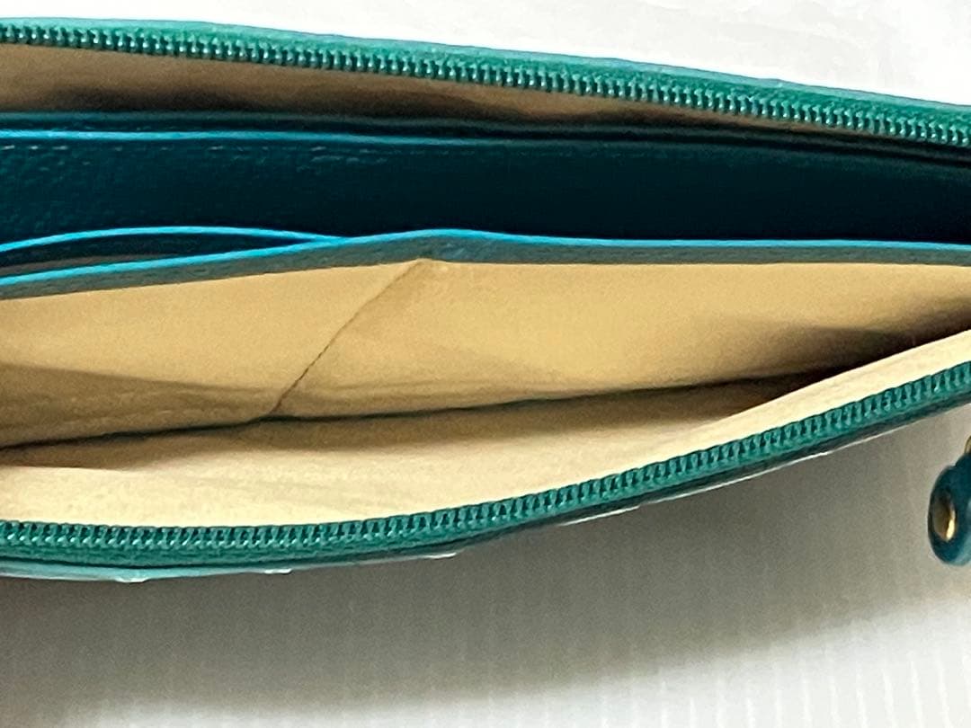 【清掃済】アタオ　atao 財布　クラリティ　リモグリーン