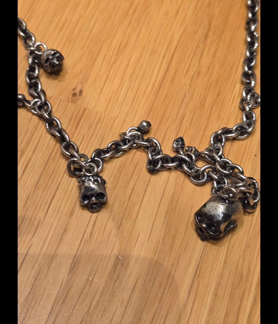 ナンバーナイン×JAM★ドクロ ウォレットチェーン★ジャケットソロイストリング