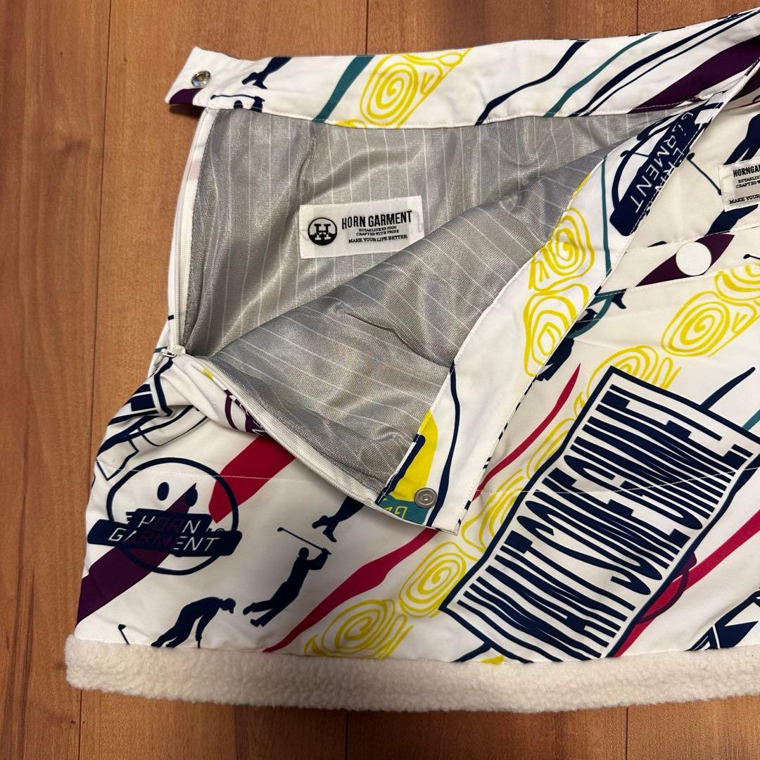 中綿　ボア　スカート　秋冬　遠赤外線保温素材　サイズXS ホーンガーメント