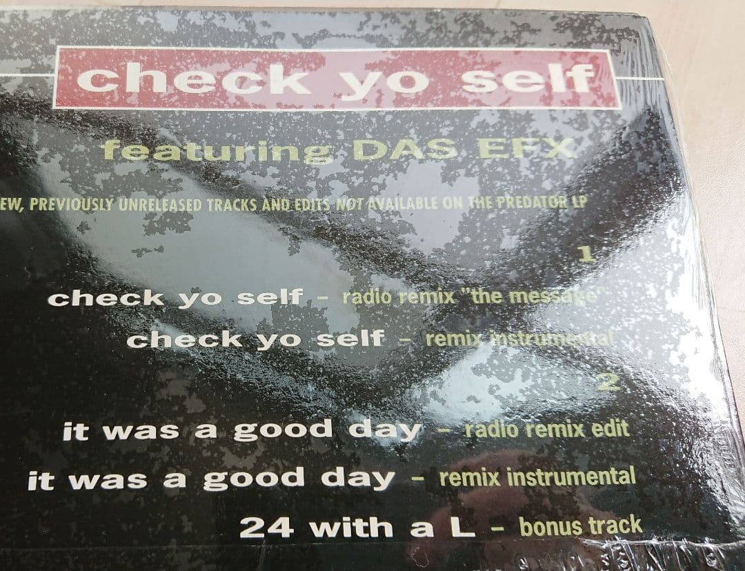 未開封 シールド ICE CUBE DAS EFX USオリジナル CHECK