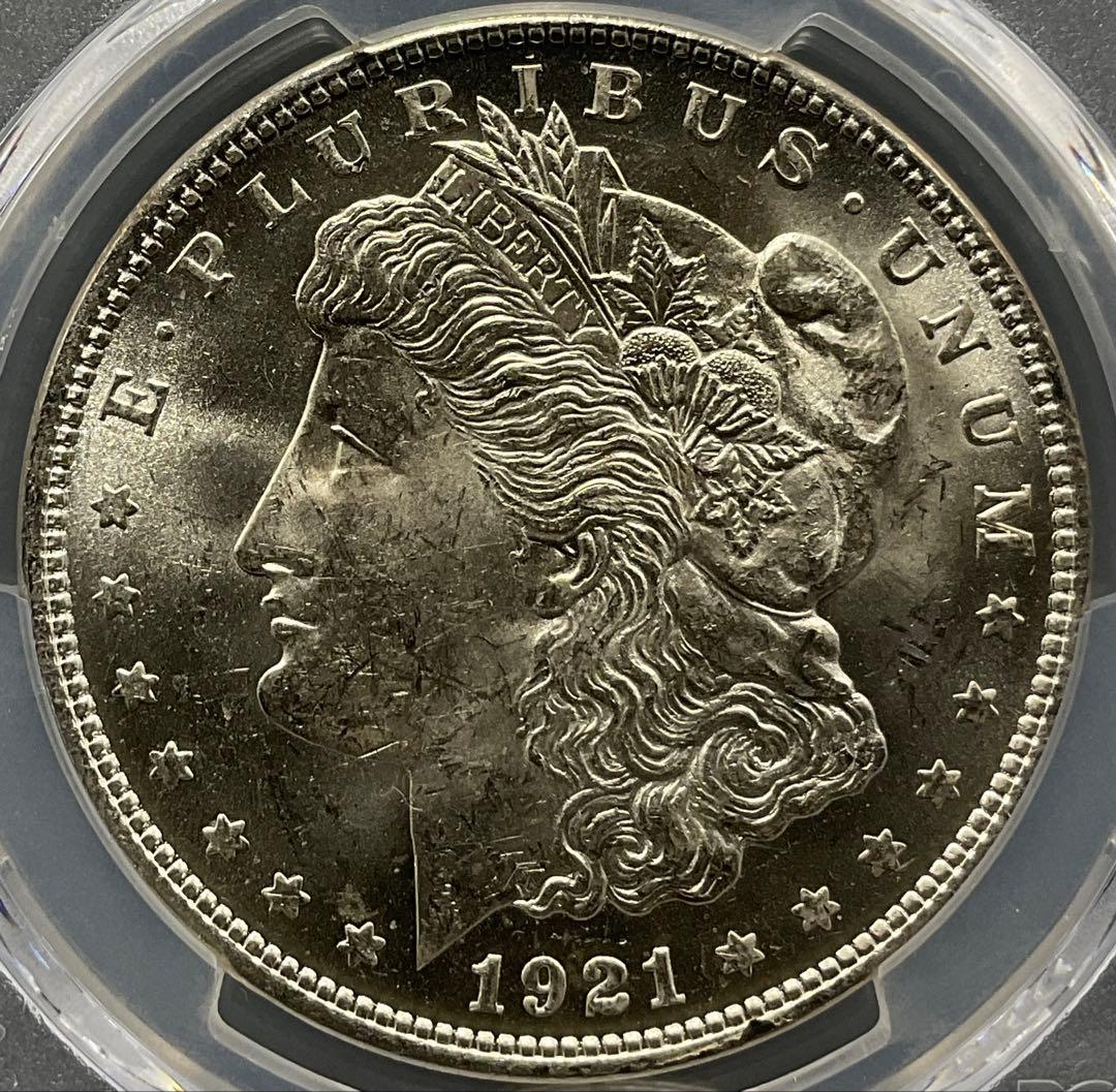 1921-P モルガンダラー PCGS MS64 Morgan dollar