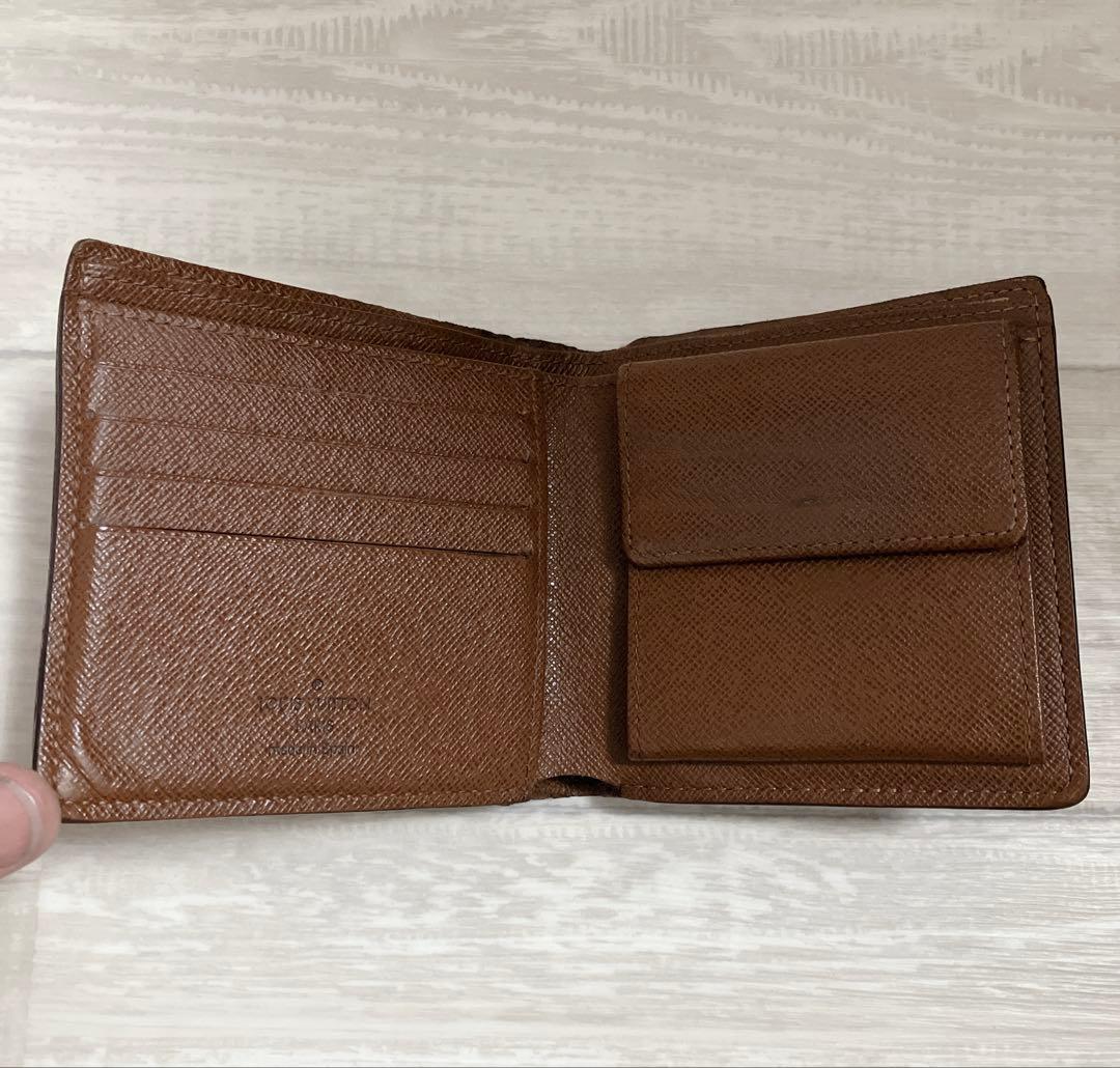 ルイヴィトン 二つ折り財布 ポルトフォイユマルコ おまけ長財布