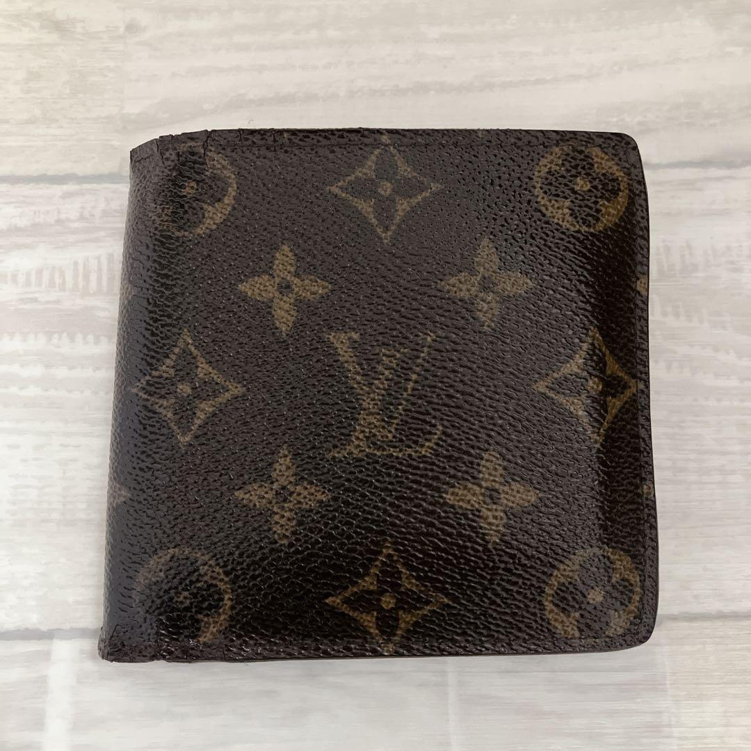 ルイヴィトン 二つ折り財布 ポルトフォイユマルコ おまけ長財布