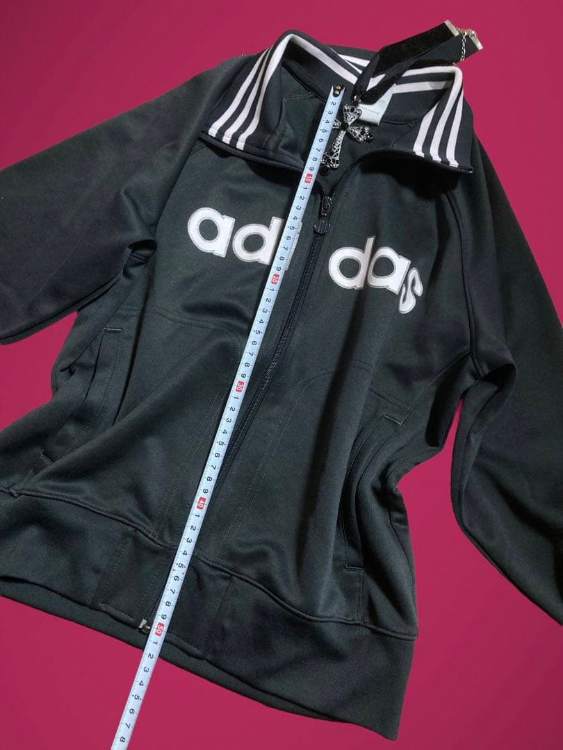 レアカラー3本線 adidasラメトラックジャケットy2kフェアリーグランジ古着