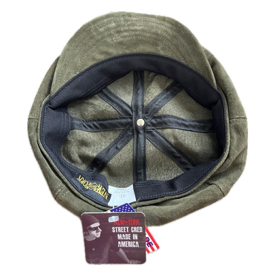 NEW YORK HAT CO USA製 アメリカ製 レザーキャスケット
