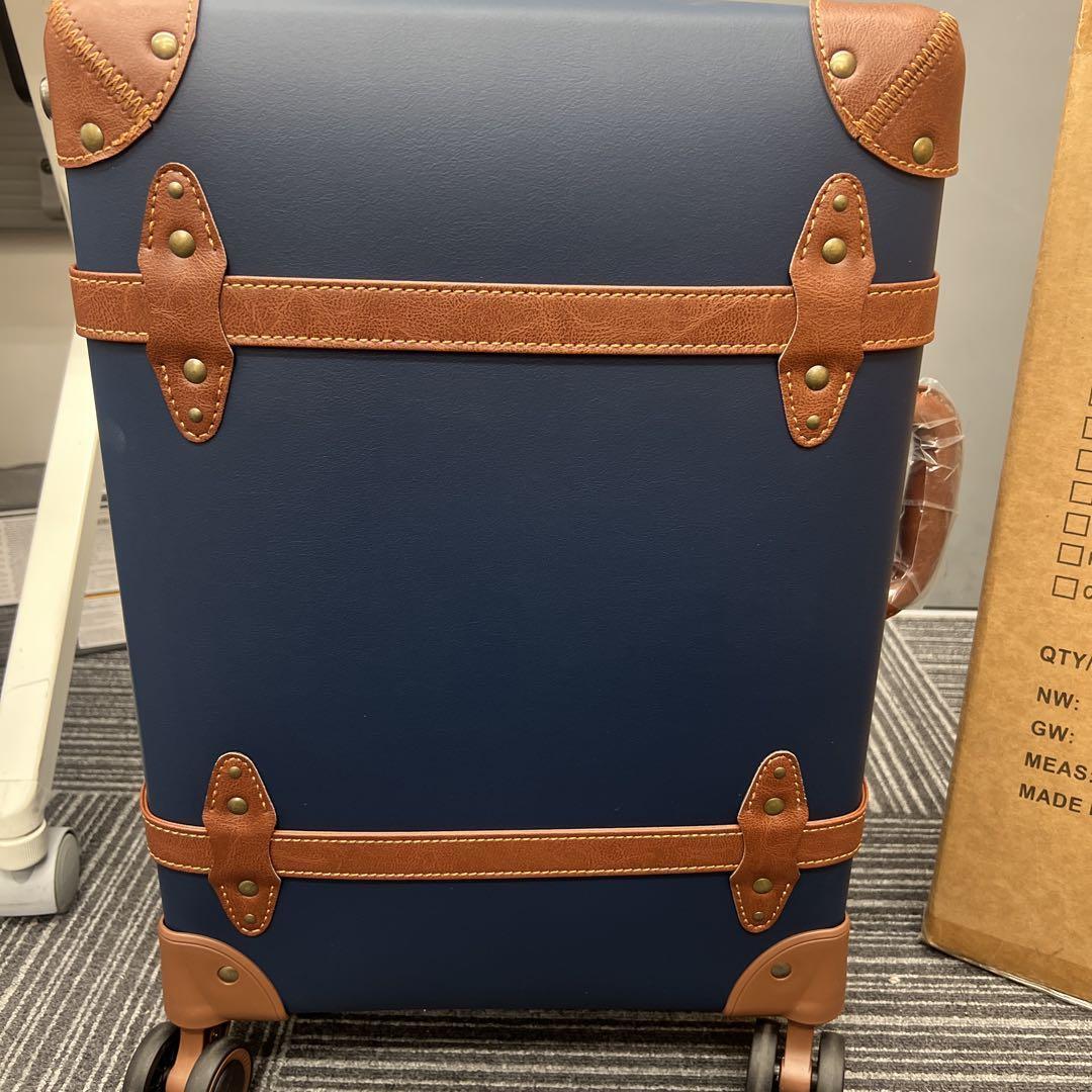 最後在庫処分!![NZBZ] キャリーケーススーツケース (S20 型 ブルー）