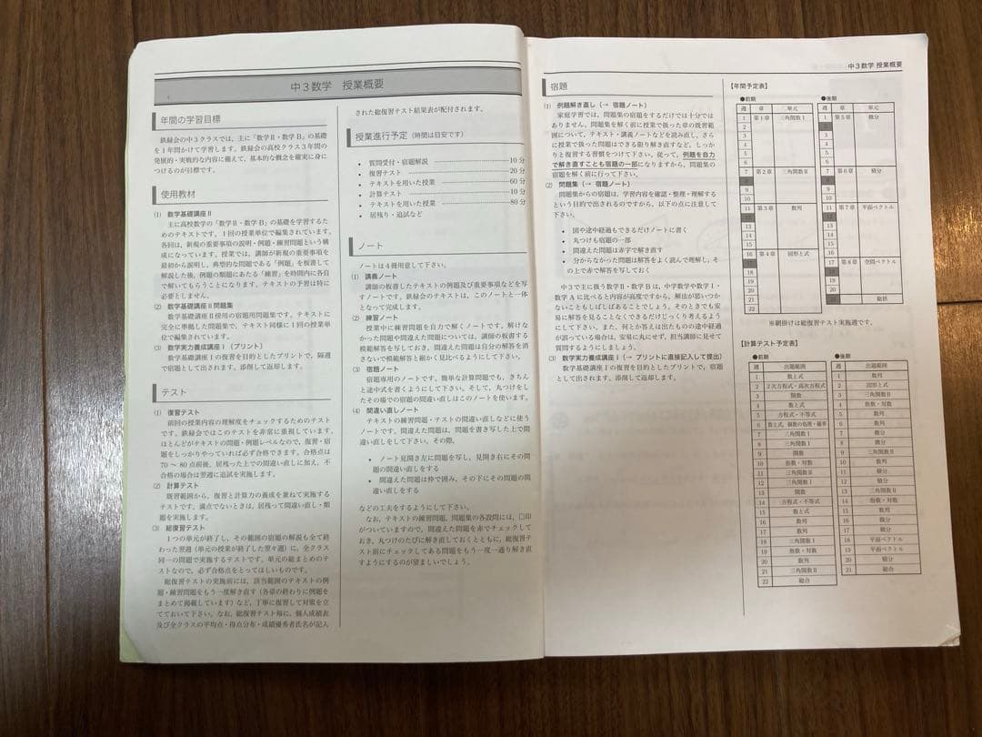 【鉄緑会中3】英語　基礎講座テキスト、問題集、CD 完全セット