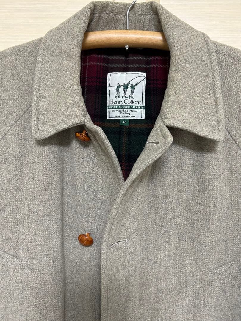 グレー ハーフコート