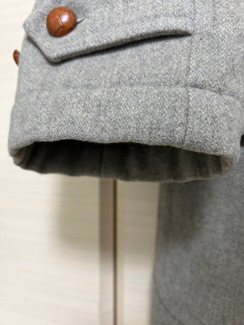 グレー ハーフコート