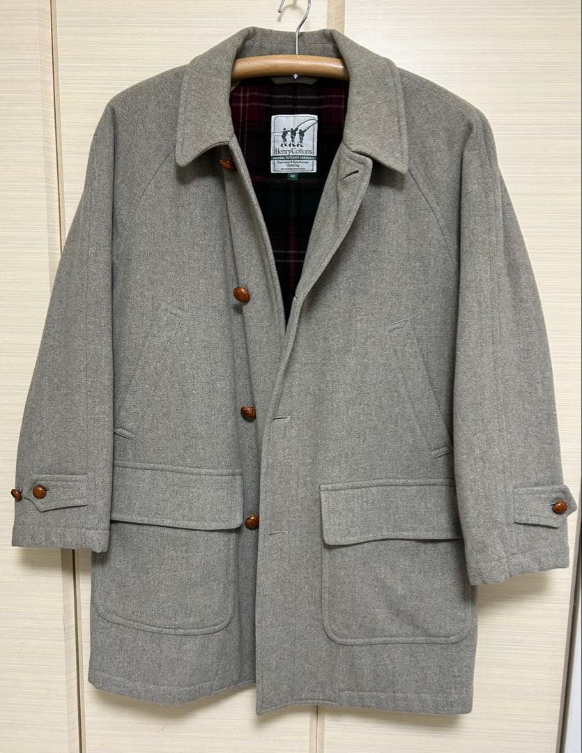 グレー ハーフコート