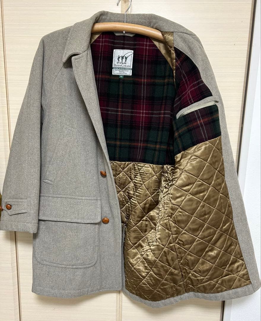 グレー ハーフコート