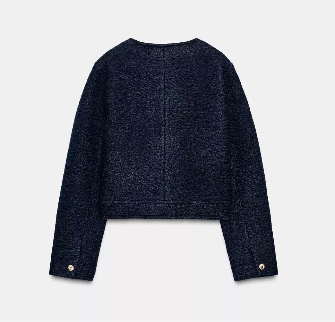 ◆新品タグ付◆ZARA今期人気完売 Mブークレジャケット 早い者勝ち！です