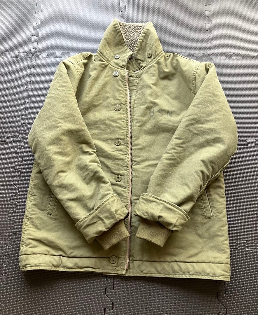 N-1ミリタリージャケット　カーキ